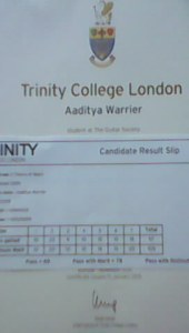 Aaditya Warrier Grade II